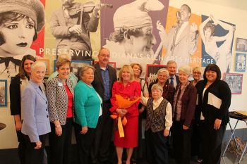 Sisters of Providence and SMWC staff, along with Dottie King, and husband Wayne