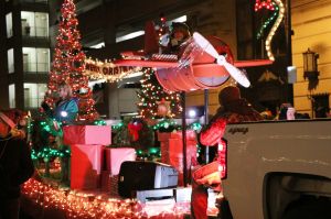 Terre Haute Airport Christmas parade float