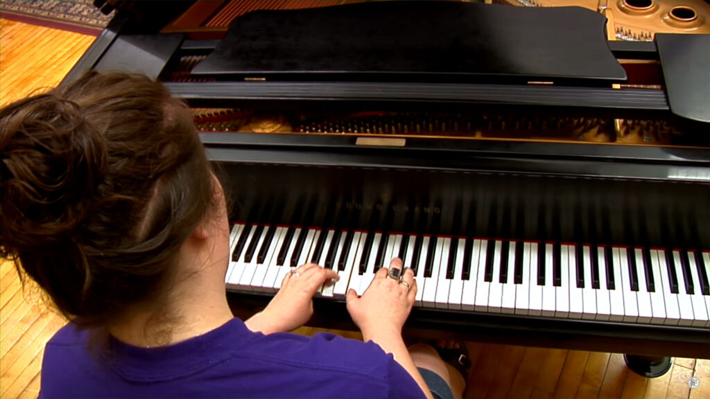 Beth Allard, Music Therapy student, talking about her audition experience