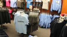 Merchandise in the bookstore