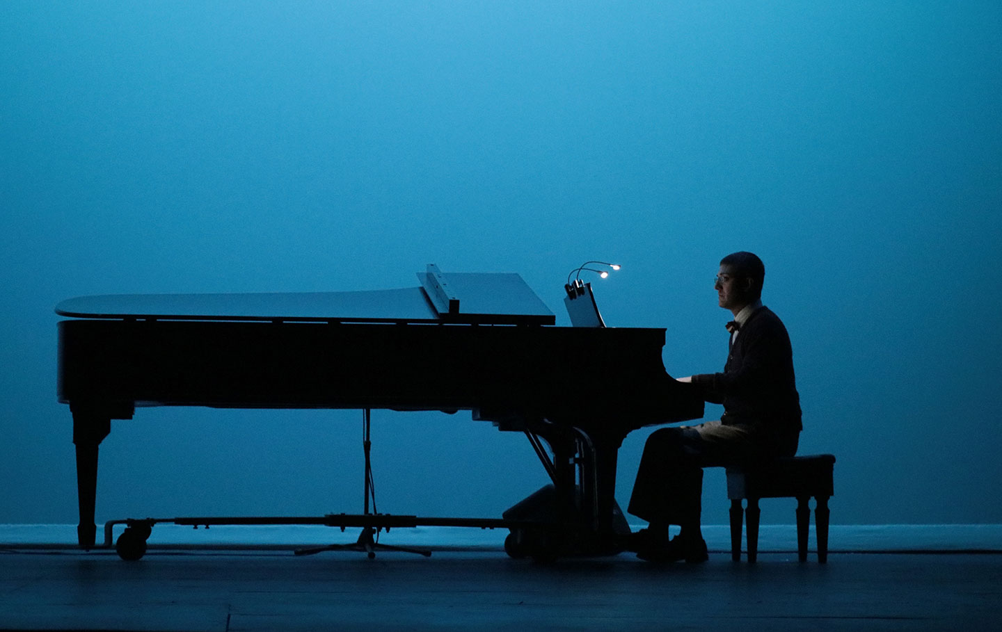 Man playing the piano