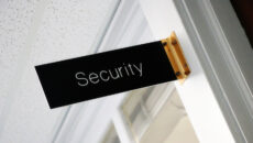 security office sign