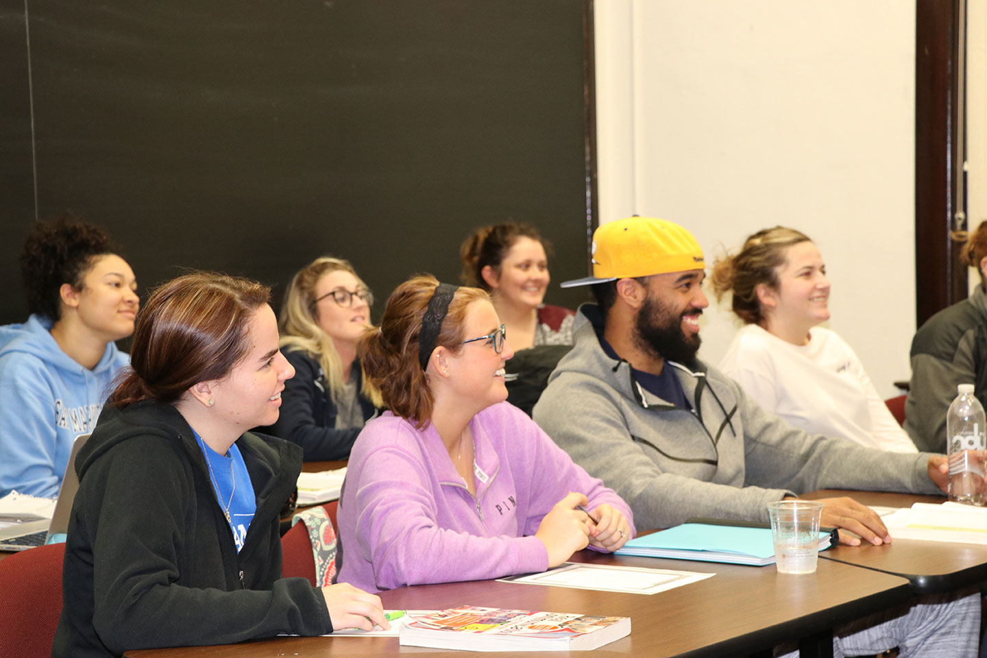 Students in class