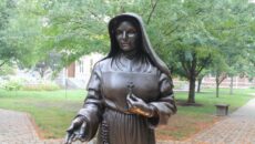 Saint Mother Theodore Guerin statue