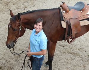 Cathleen Poole with horse