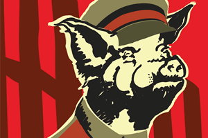 Animal Farm - pig in uniform