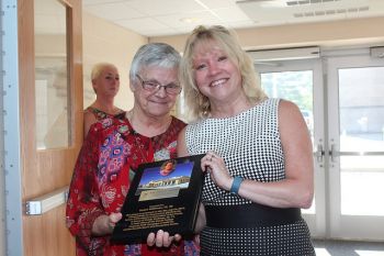 Sister Denise Wilkinson and President Dottie King