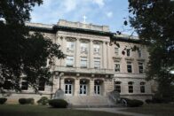 Front view of the Conservatory of Music.