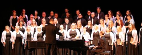 The SMWC Chorale, Vocal Ensemble, and Madrigals sing for the 2017 homecoming concert.