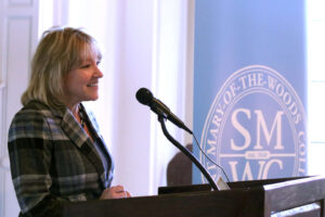 President King speaking at the event in Sullivan Parlor