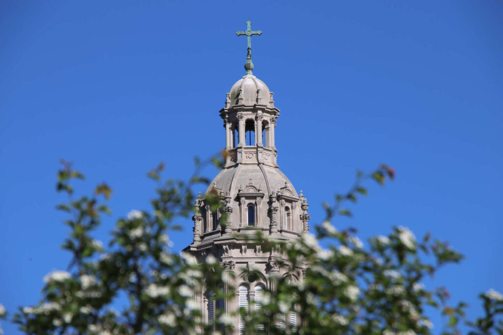 Scenic view of the steeple on the Big Church