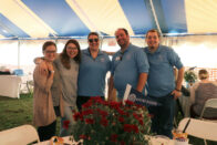 Alumni at Homecoming in Food Tent