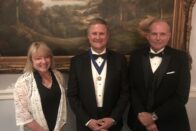 King, Gibson and Coons pose for photo