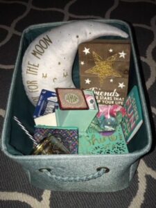 Basket of star themed gifts