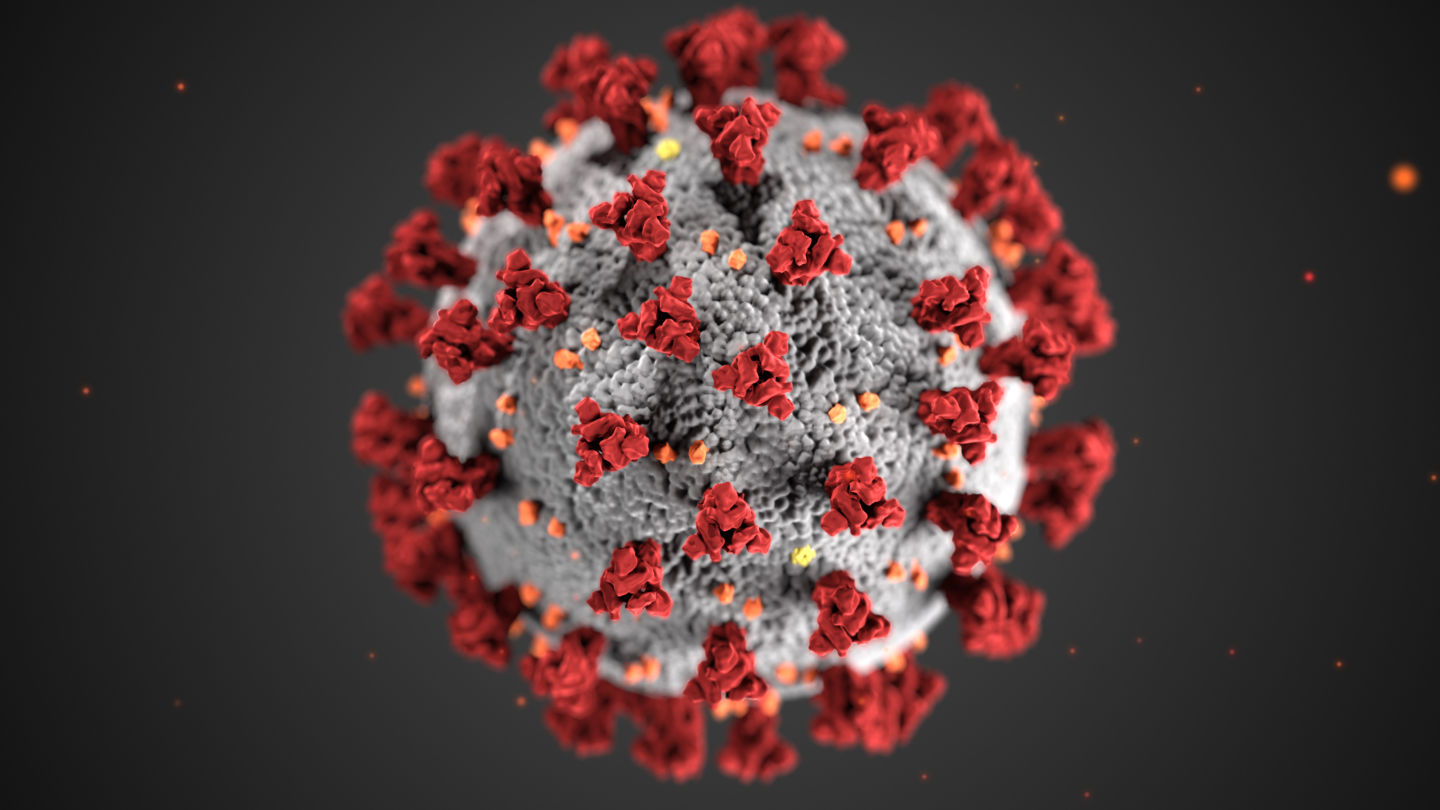 Illustration of the COVID-19 virus