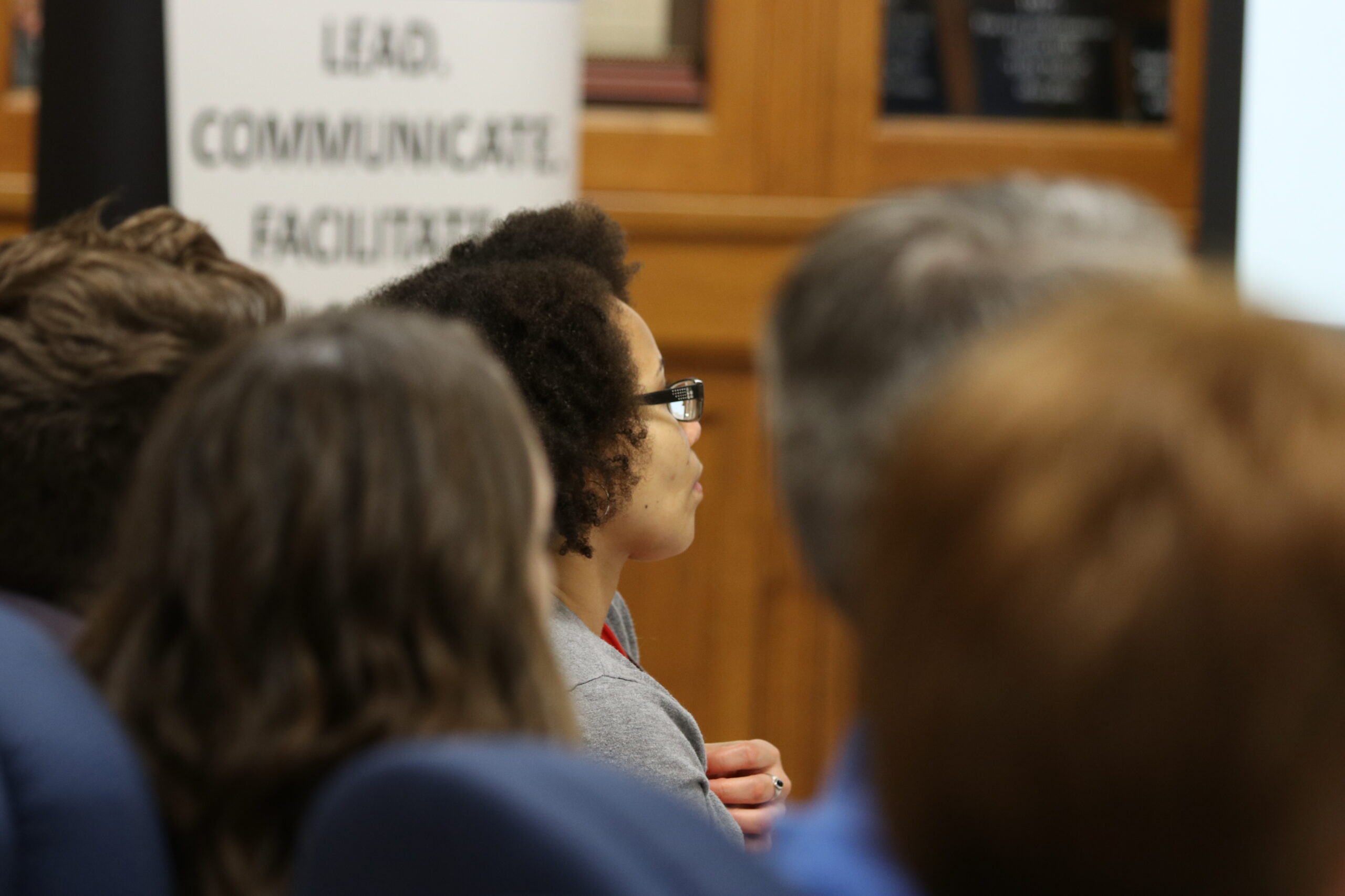 WVLI participant listening to a presentation