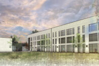 Render of the new residence hall