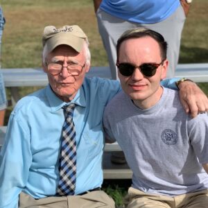 Nathan Stroup and Dr. Paul at homecoming