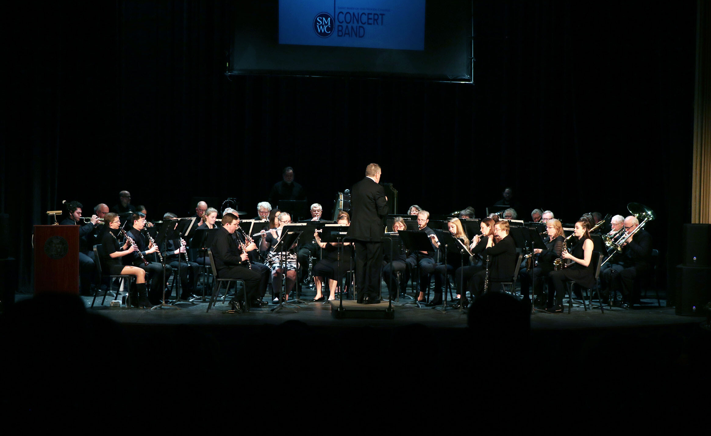 The SMWC concert band