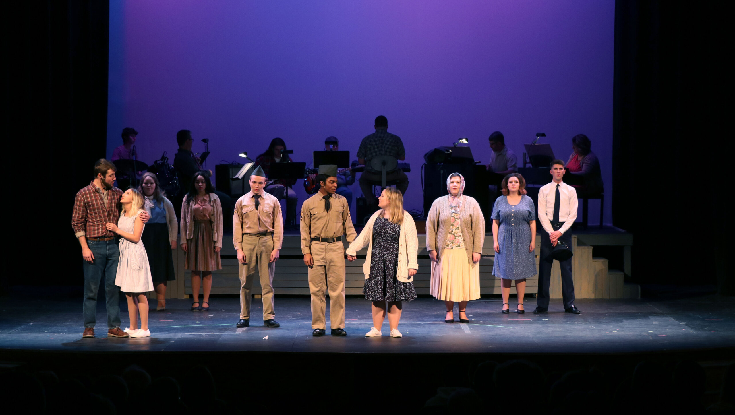Cast of the musical Violet