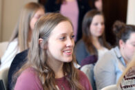 Students listening in Behavioral Sciences class