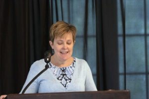 Janet Clark speaking at Foundation Day