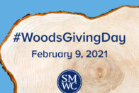 Profile picture with #WoodsGivingDay logo