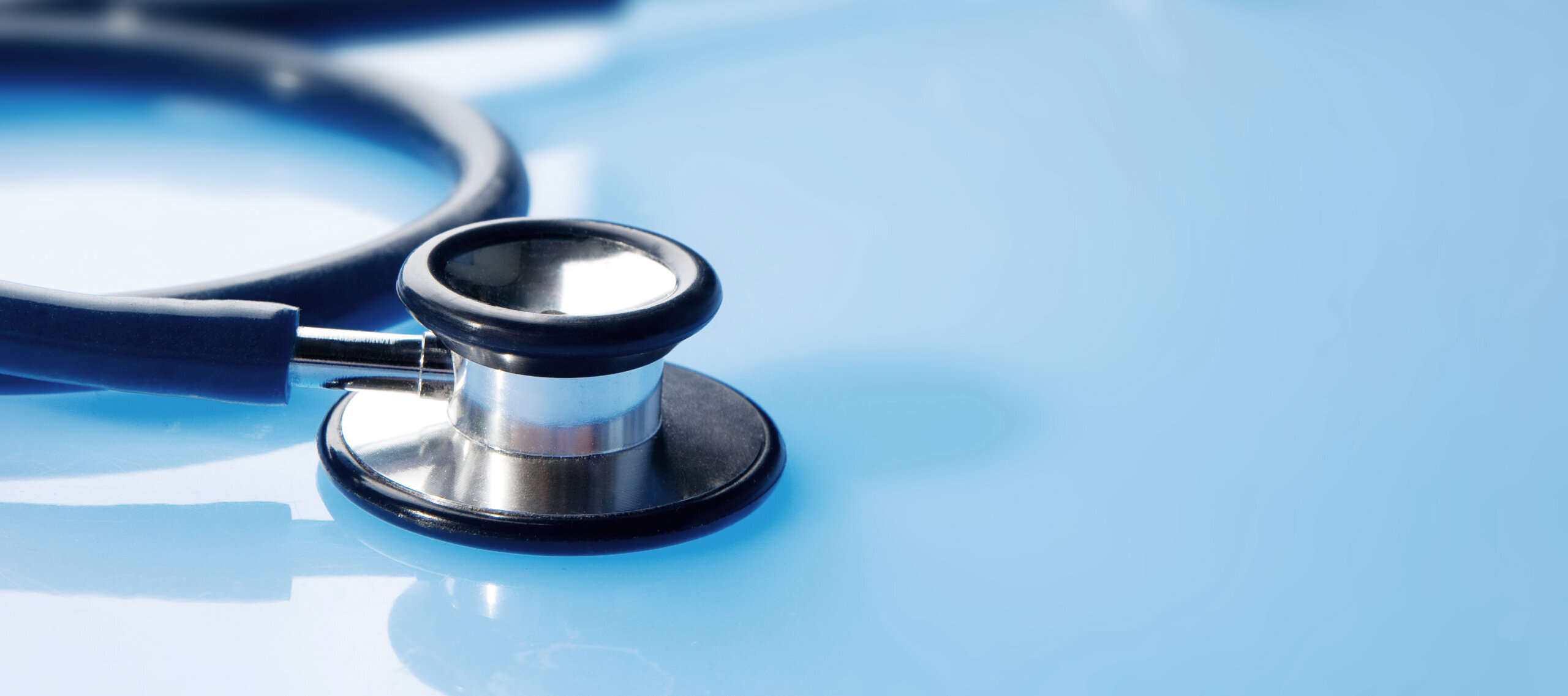 Closeup of stethoscope