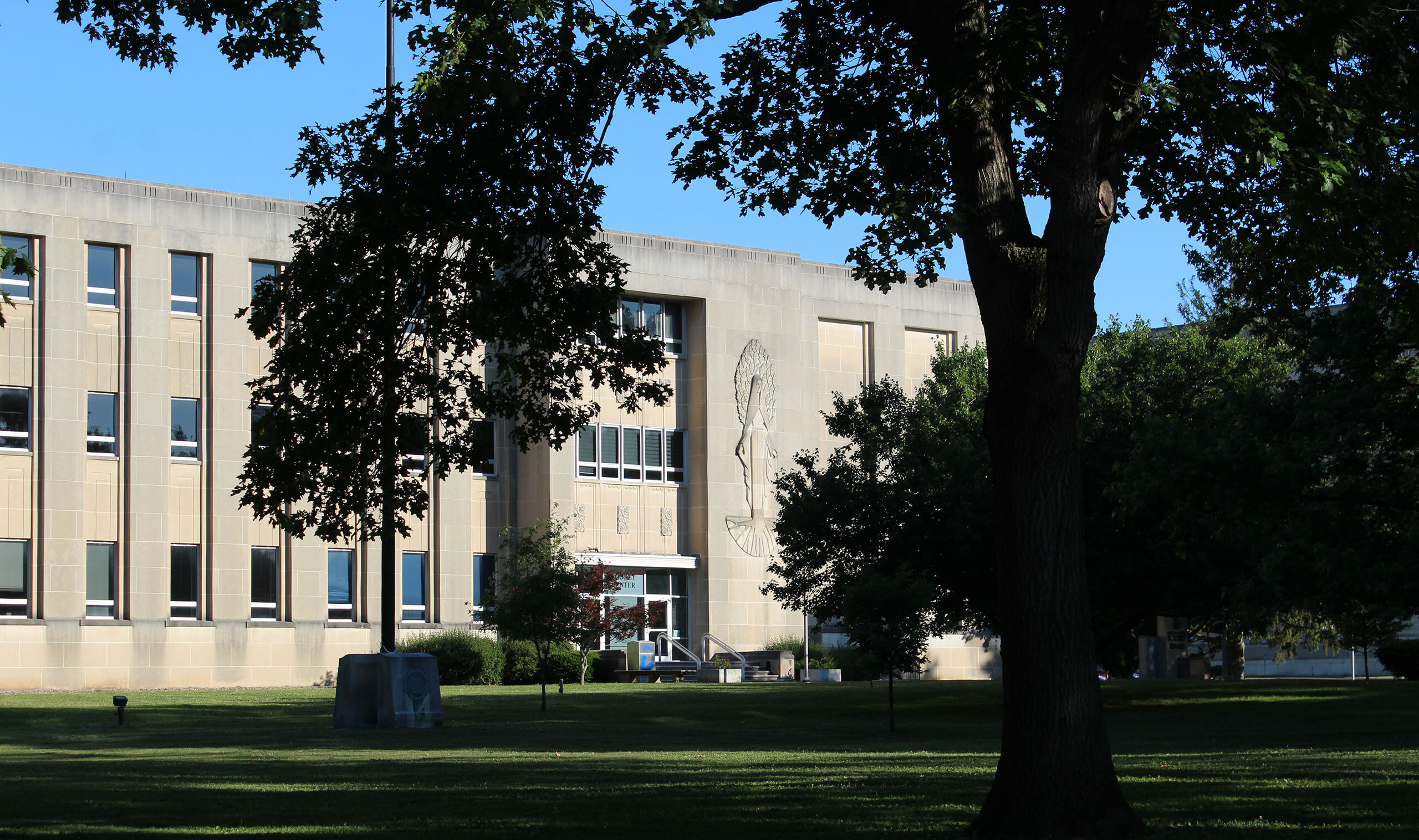 Exterior view of the library