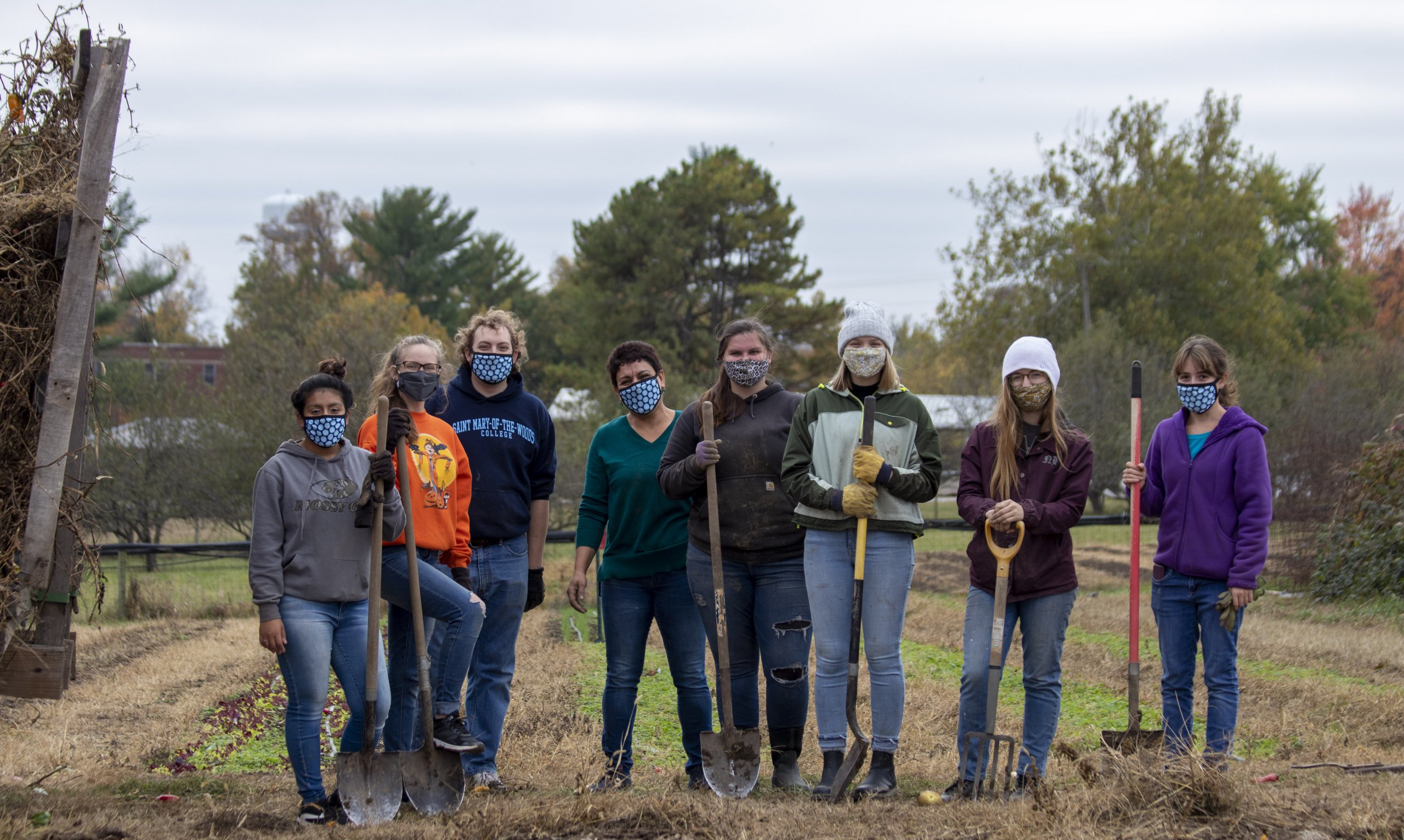 White Violet Center volunteers