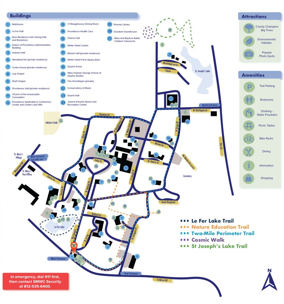 Campus Trail Map