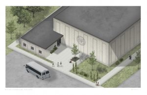 Rendering of the Knoerle Center Addition