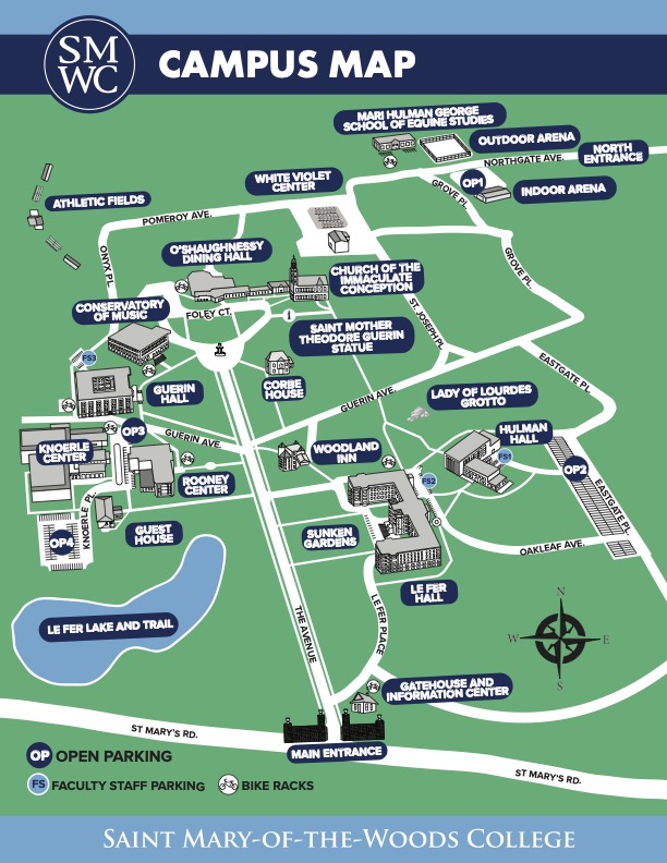 University Of Mary Campus Map Printable Maps Online