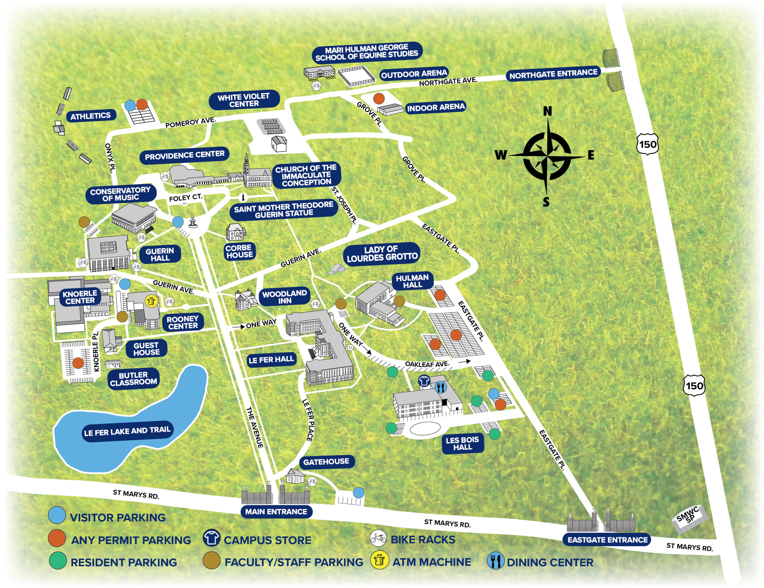 Campus Maps - Saint Mary-of-the-Woods College