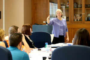 Susan Decker giving WVLI lecture