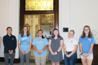 SMTG Scholarship winners in Le Fer Hall