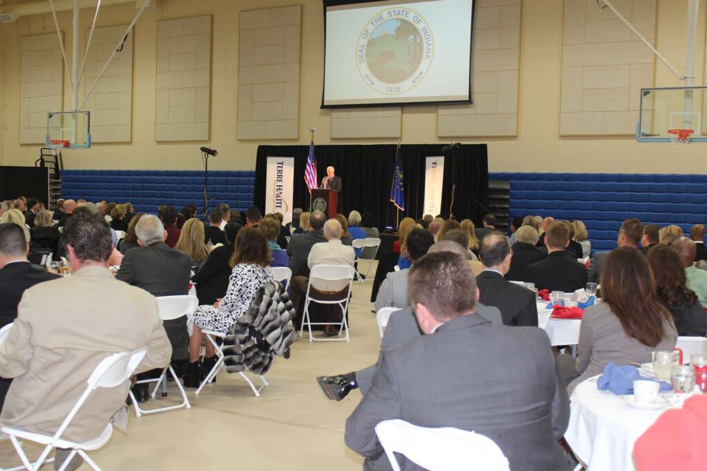 Hamilton Arena - Gov. Mike Pence - Knoerle Center