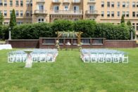 Le Fer wedding in the Sunken Gardens