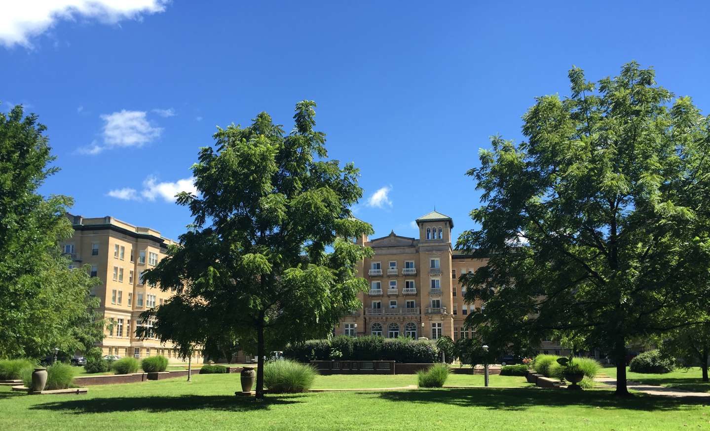 Le Fer Hall - blue sky